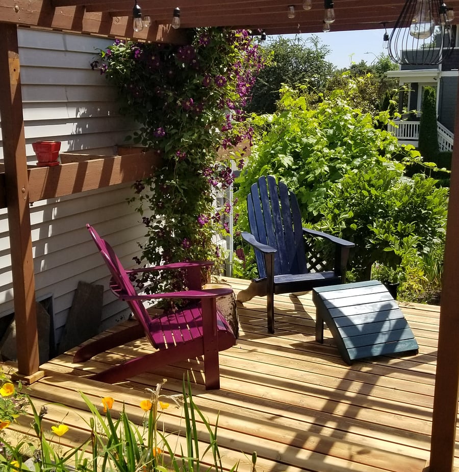 Common Area Outdoor Patio. A