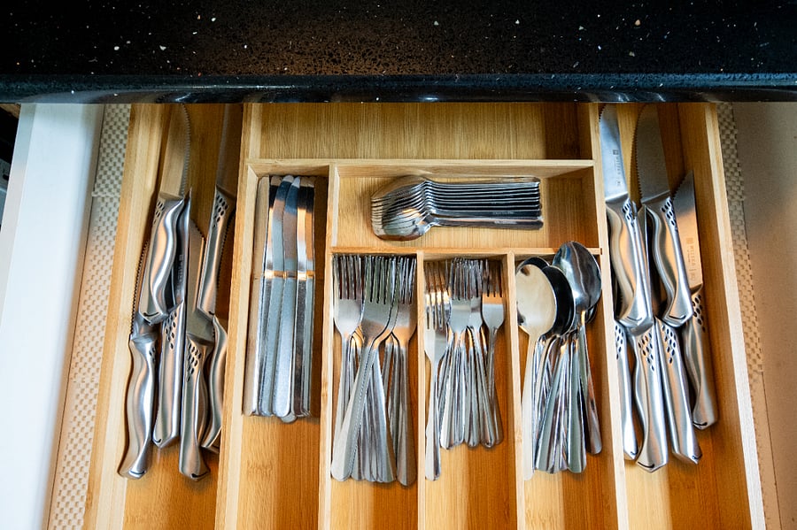 All silverware is provided
