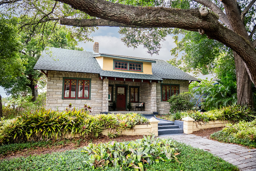This historic 1913 home sits on a large corner, fully fenced lot in the heart of Seminole Heights.  We welcome the dogs (2 max) of respectful pet owners (with pet fee).  