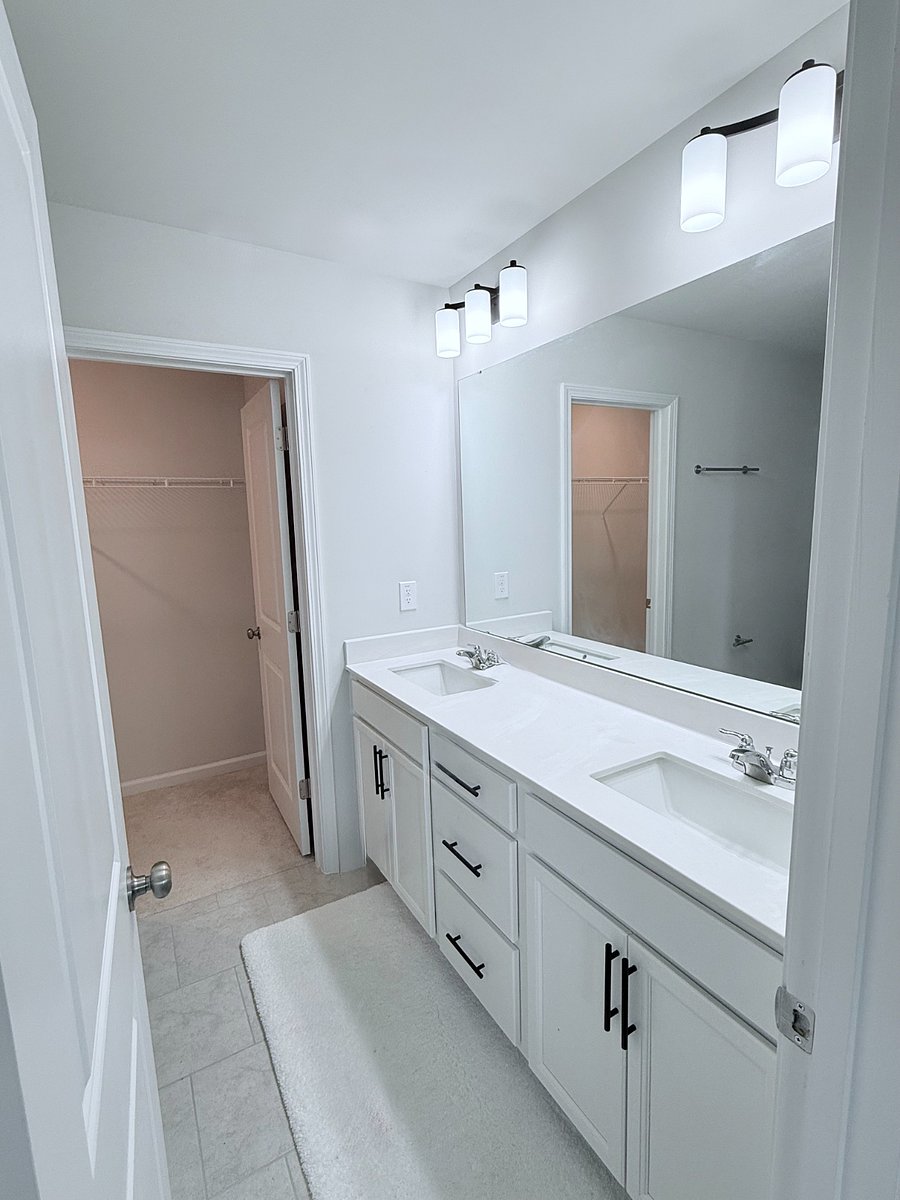 Third floor: Master bathroom and closet