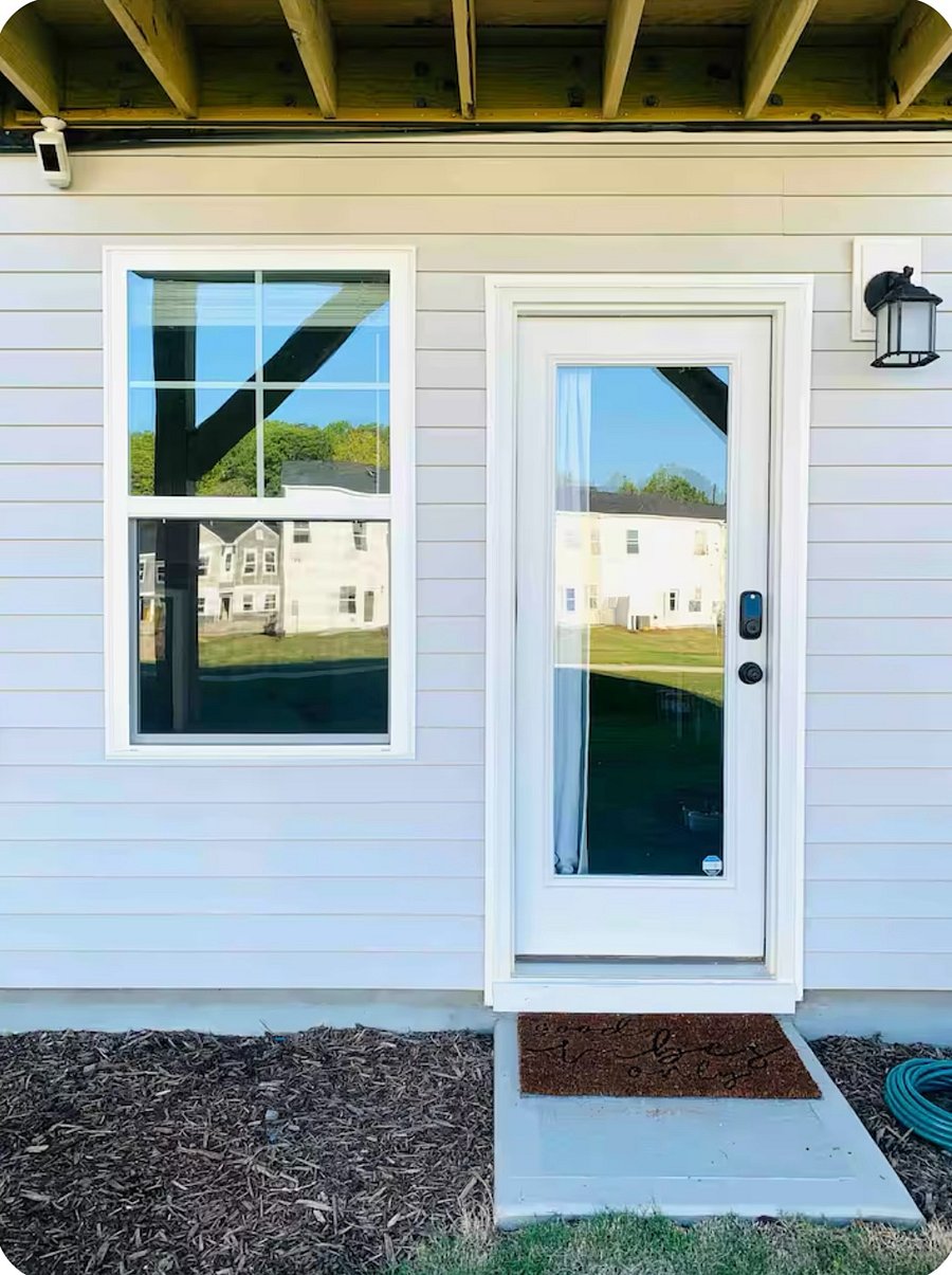 Backyard door