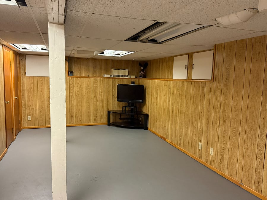 Open basement for storage. Washer/Dryer are also in the basement.