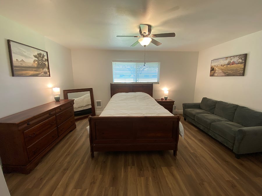 Larger bedroom