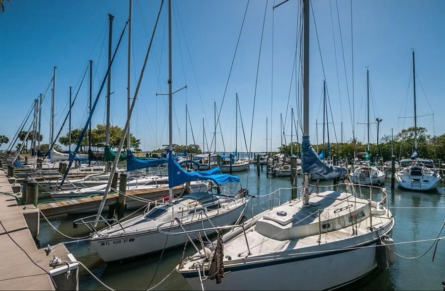 Safety Harbor Marina, one mile away.