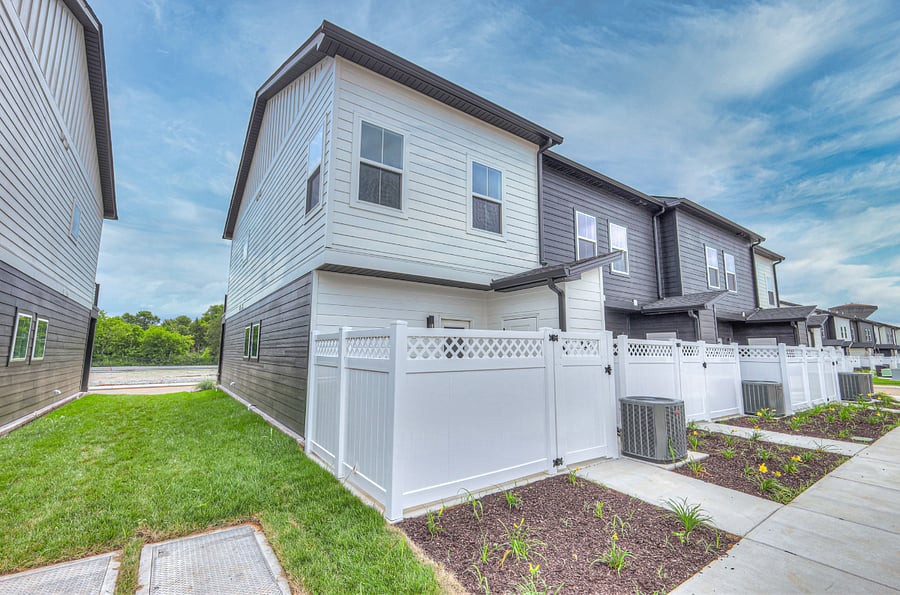 ample parking off this private patio