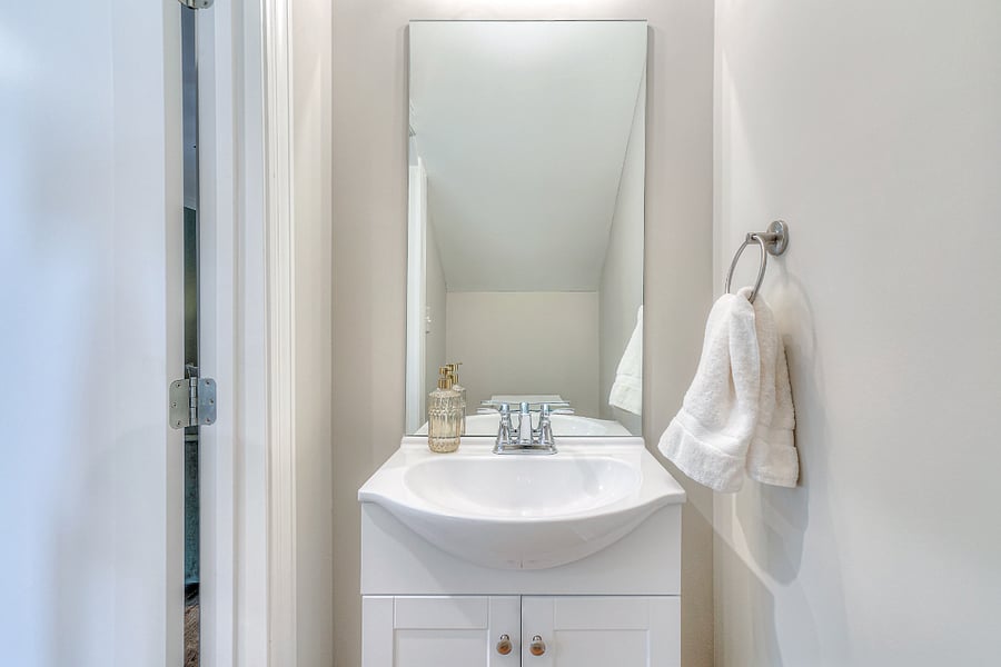 Half bath on main
