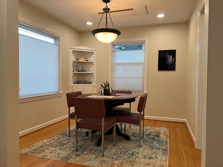Upstairs - dining room