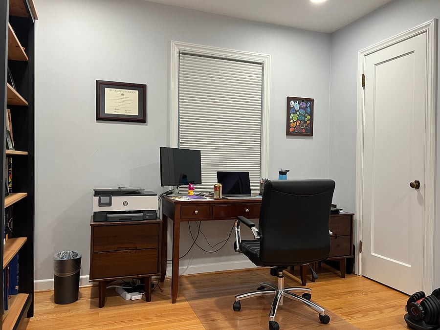 Upstairs - office