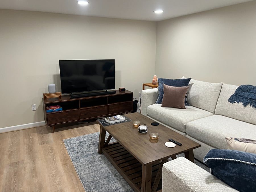 Downstairs - family room