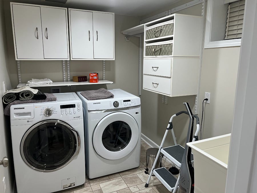 Downstairs - laundry room