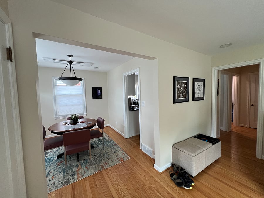Upstairs - Partial upstairs layout, viewed from living room