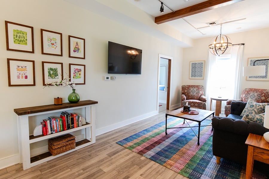 The living room as a smart TV.
