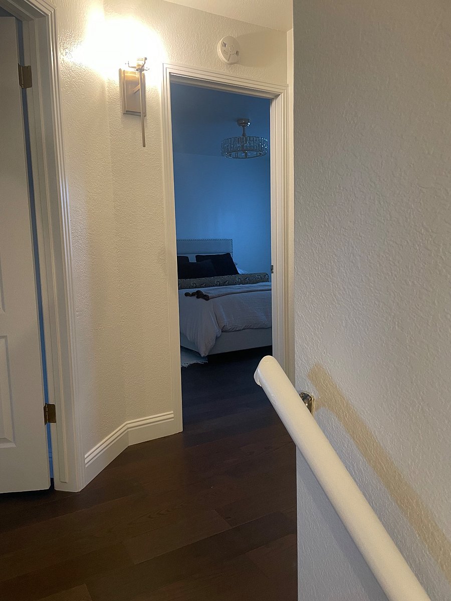 Heading upstairs...
The lighting is exceptional.
Safety is important to us.