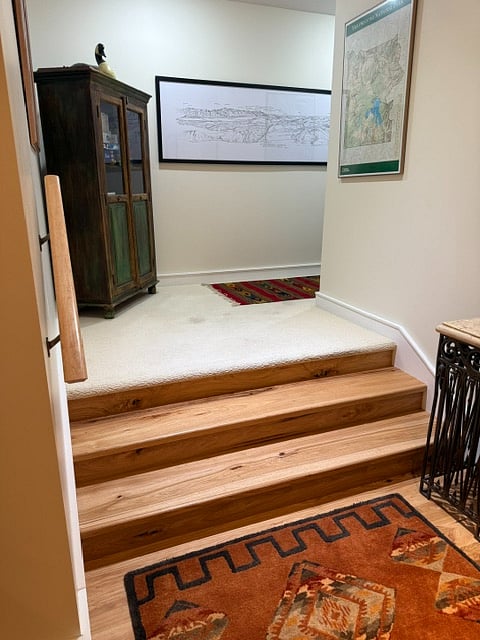 Stairs to Bedroom 2 and 3