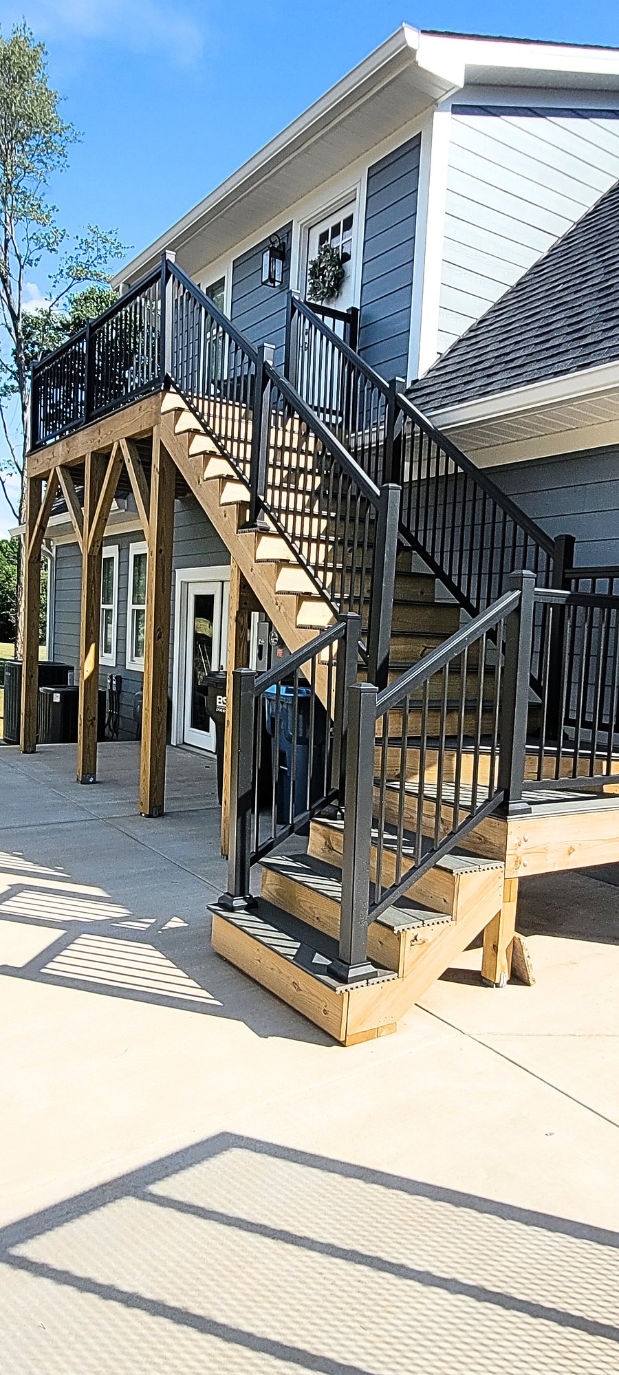 Private side entrance