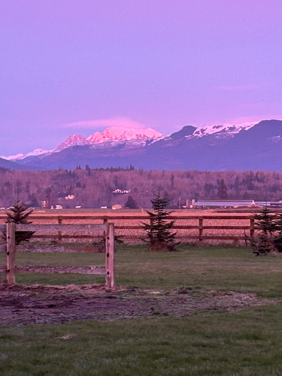 Views of Mount Baker from your front door.