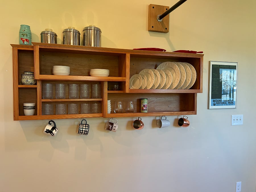 Kitchen is fully stocked