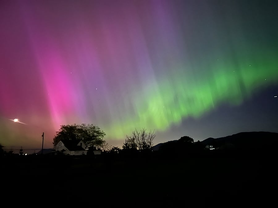 Minimal light pollution for the rare but breathtaking Arora Borealis