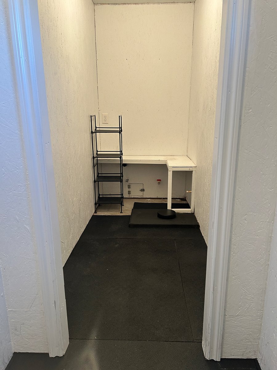 Storage just off entry.