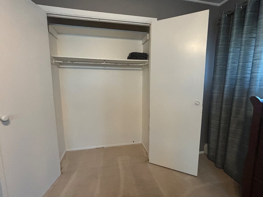 Bedroom 1- closet space