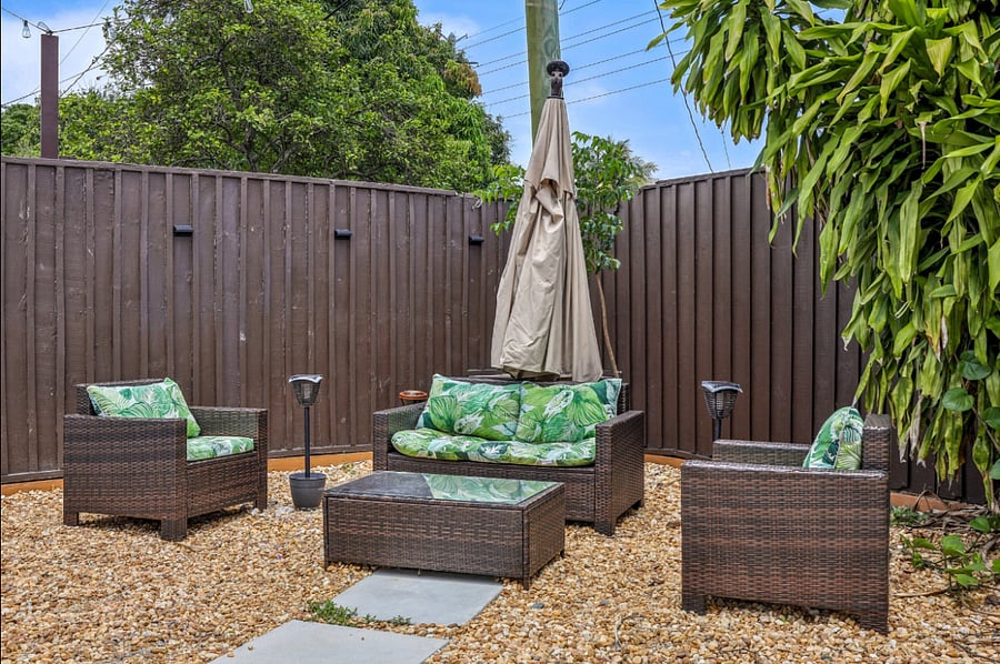 Backyard Seating Area