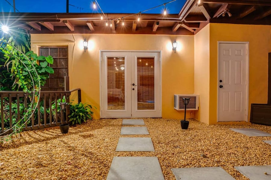 Master Bedroom Access to Backyard