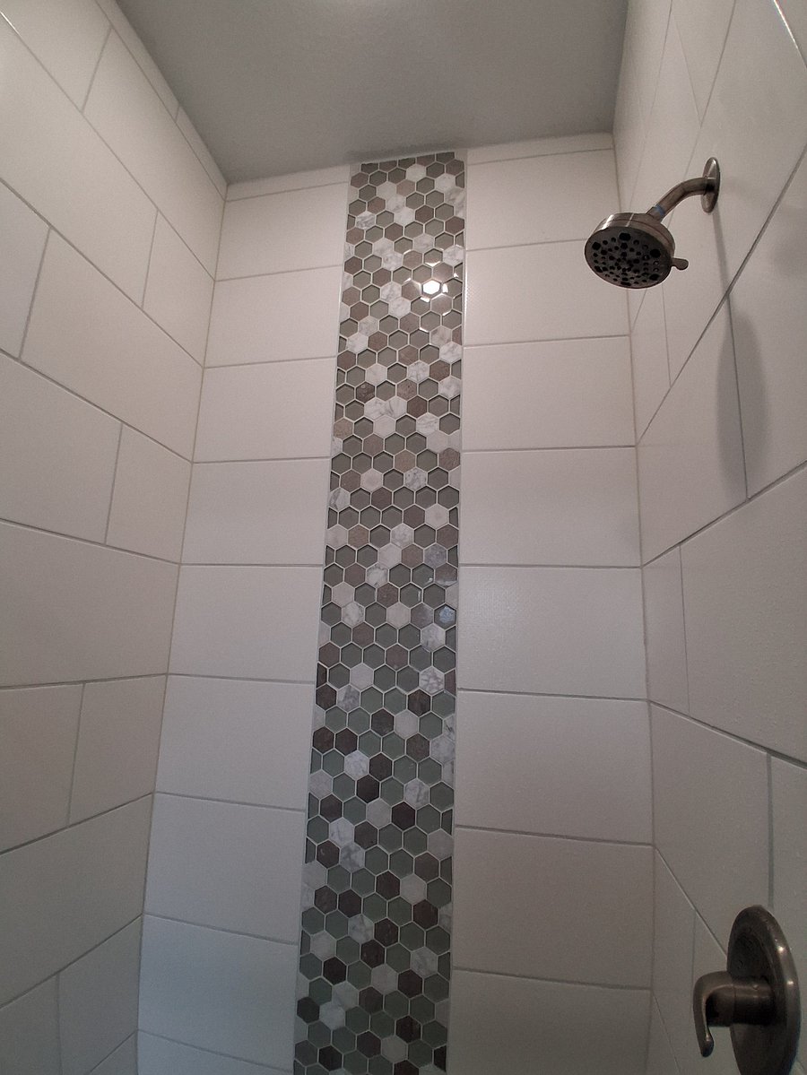 Master shower