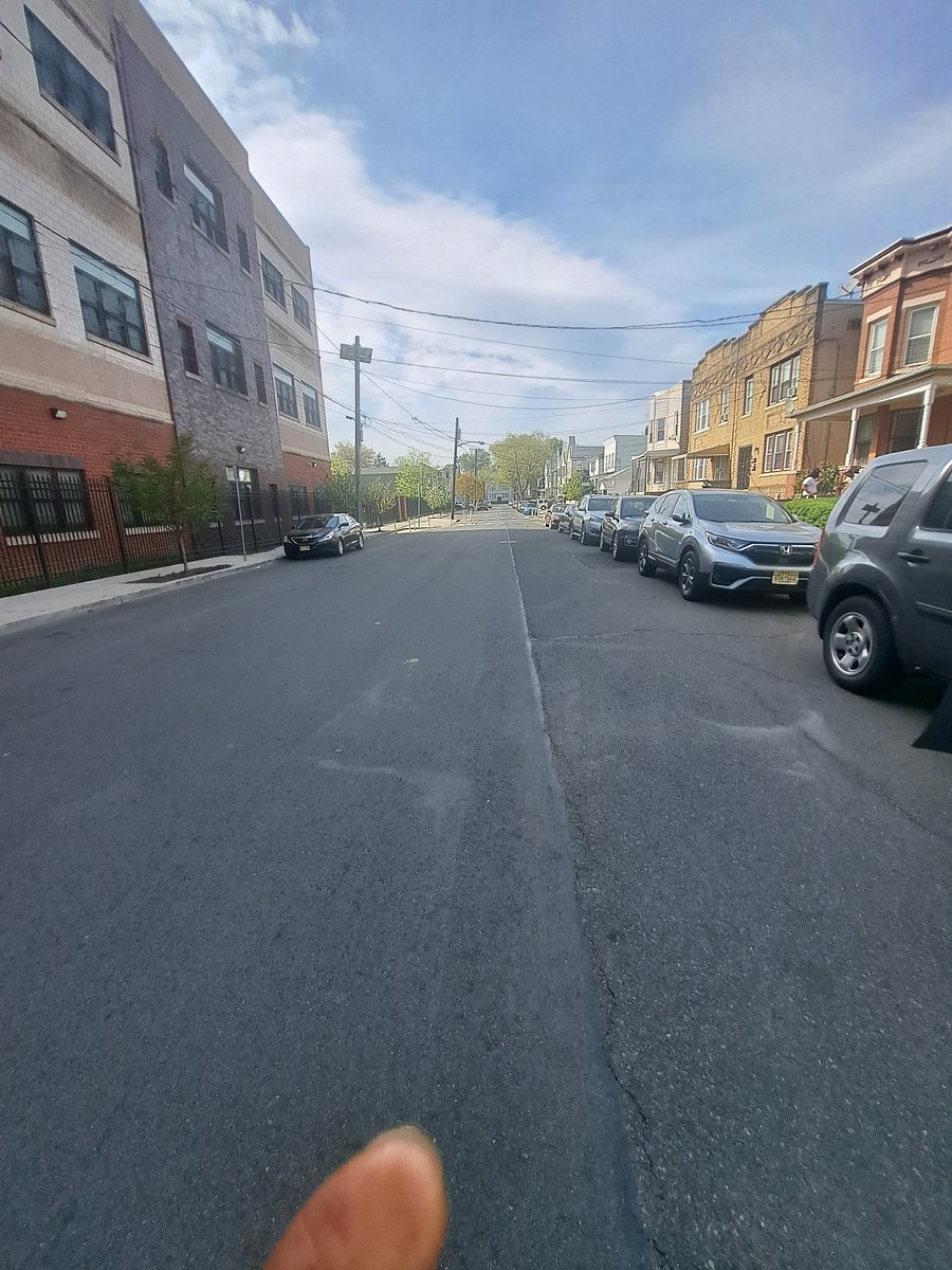 New Street opposite the school living room