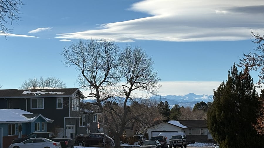 View from the front door
