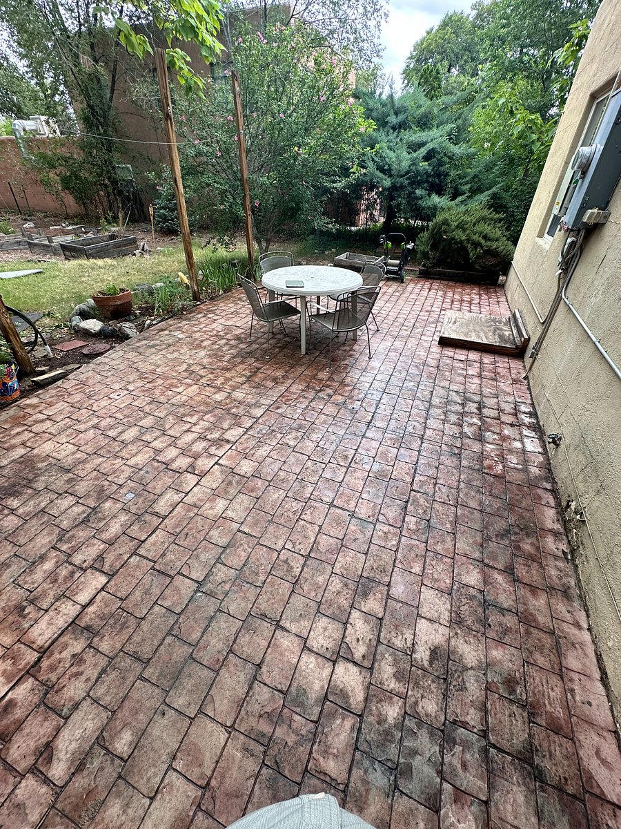 Backyard patio