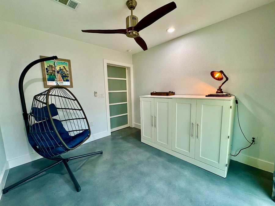 Bedroom 3 with fold out queen bed