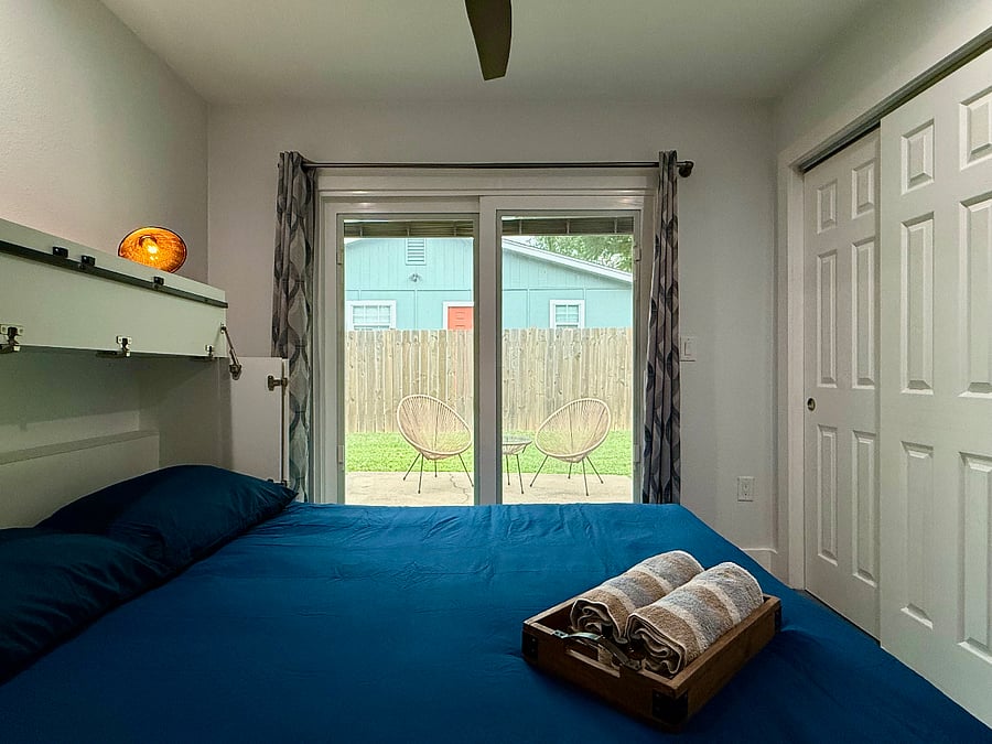 Bedroom 3 with fold out queen bed