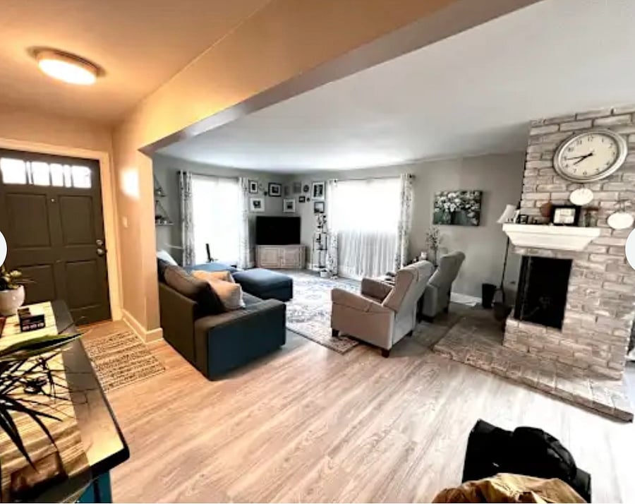 Entry and Living Room