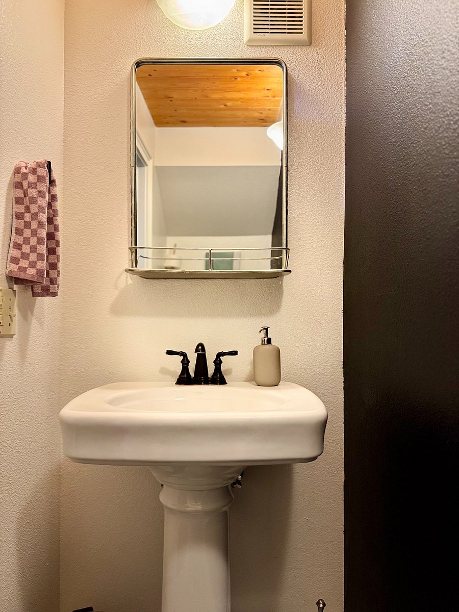 Main floor half bathroom