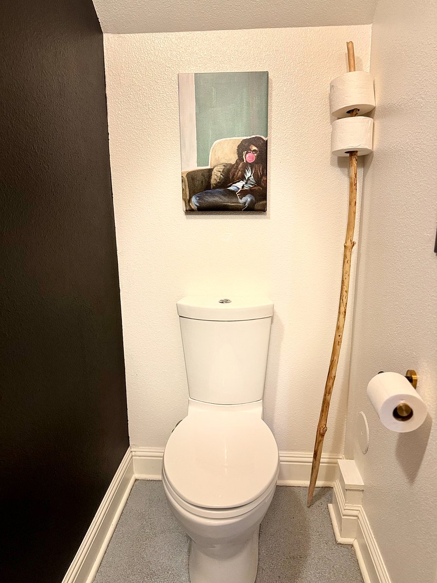 Main floor half bathroom