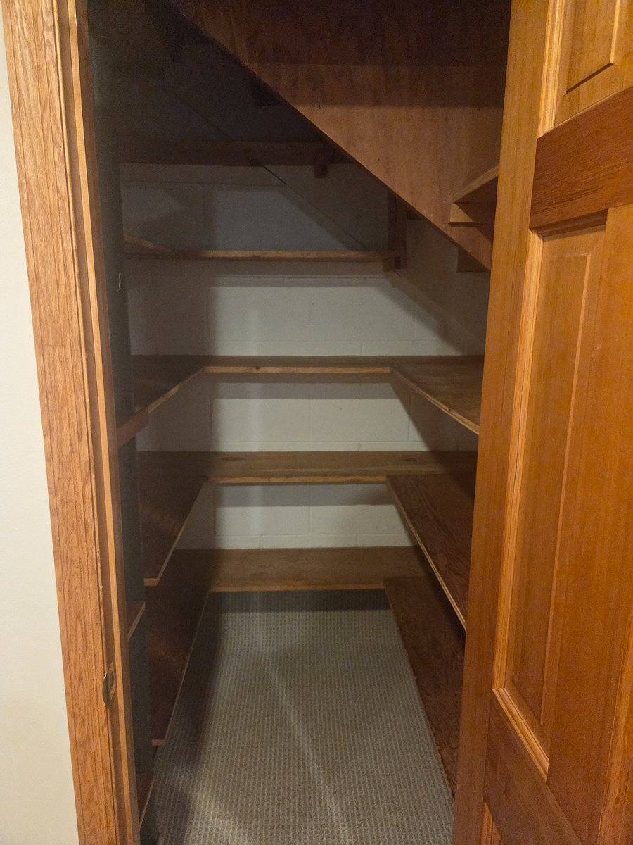 More walk-in storage