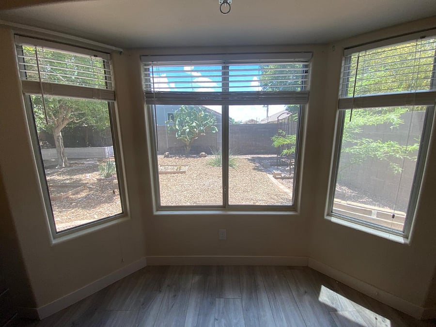 View from master bedroom 