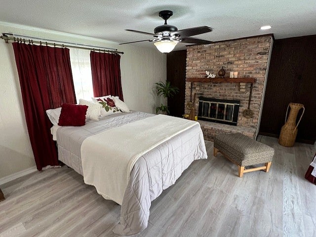 Private Master Bedroom with Fireplace 