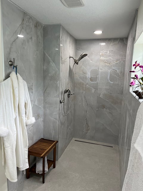 Large Walk-In Shower