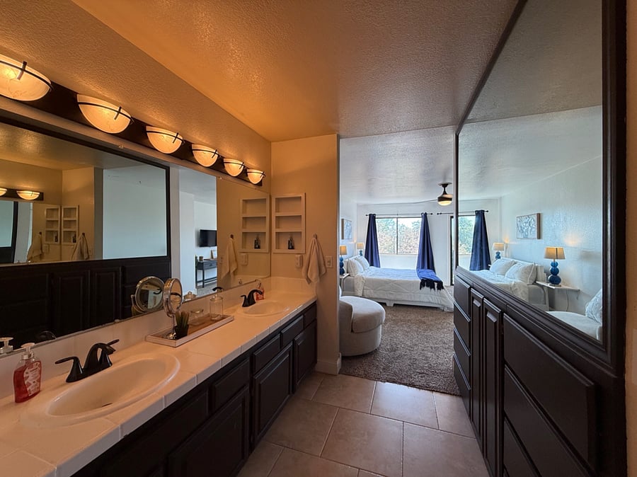 Bedroom #1 En Suite Bathroom with double sinks