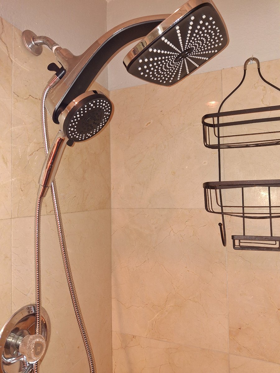 Rain Shower Head with Handheld,too!