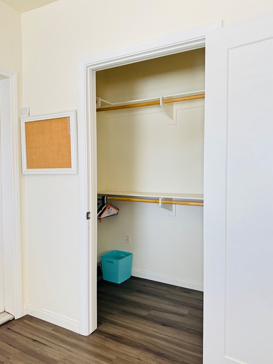 Large walk in closet