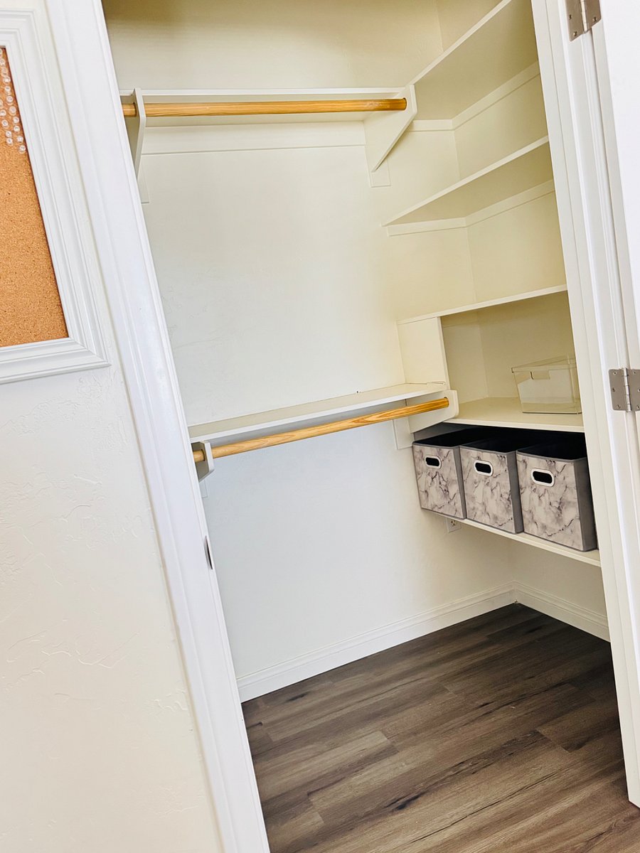 Large walk in closet