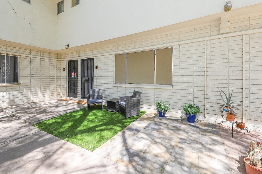 Private patio