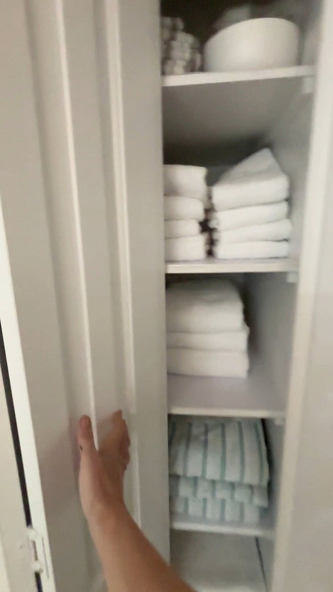 Extra towels and sheets 