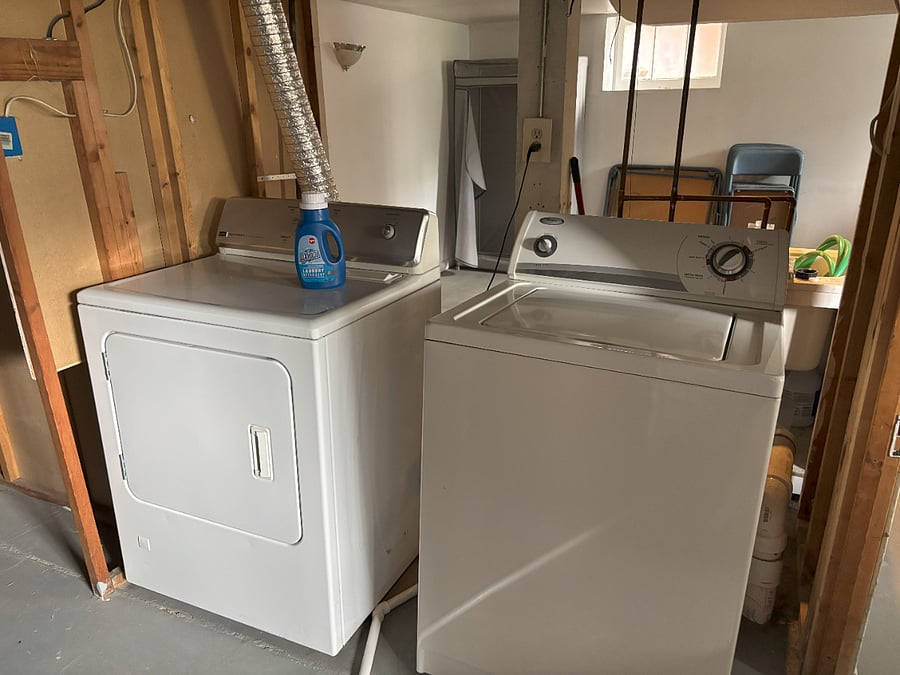 Laundry located in the basement