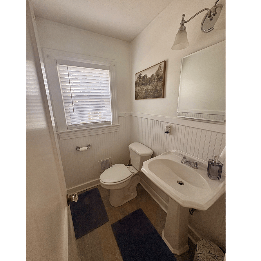Half bath on main level