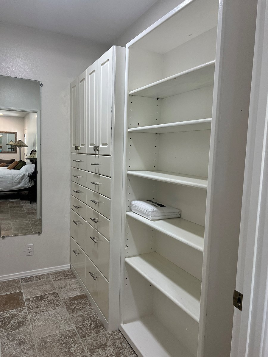 Built in closet drawers
