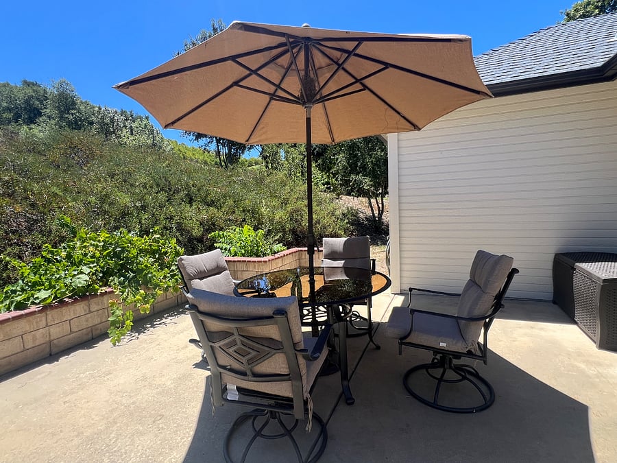 Private patio