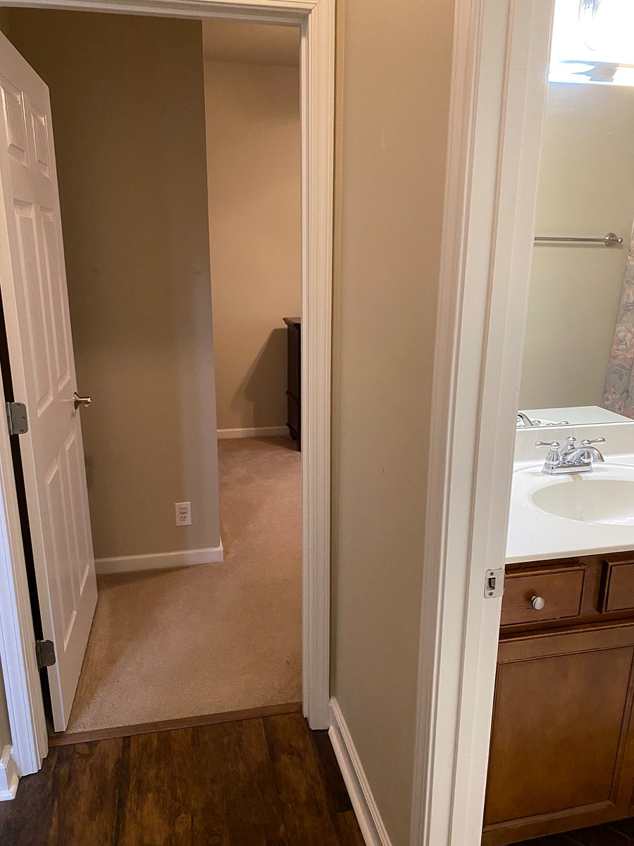 Showing the distance to your bathroom from your bedroom